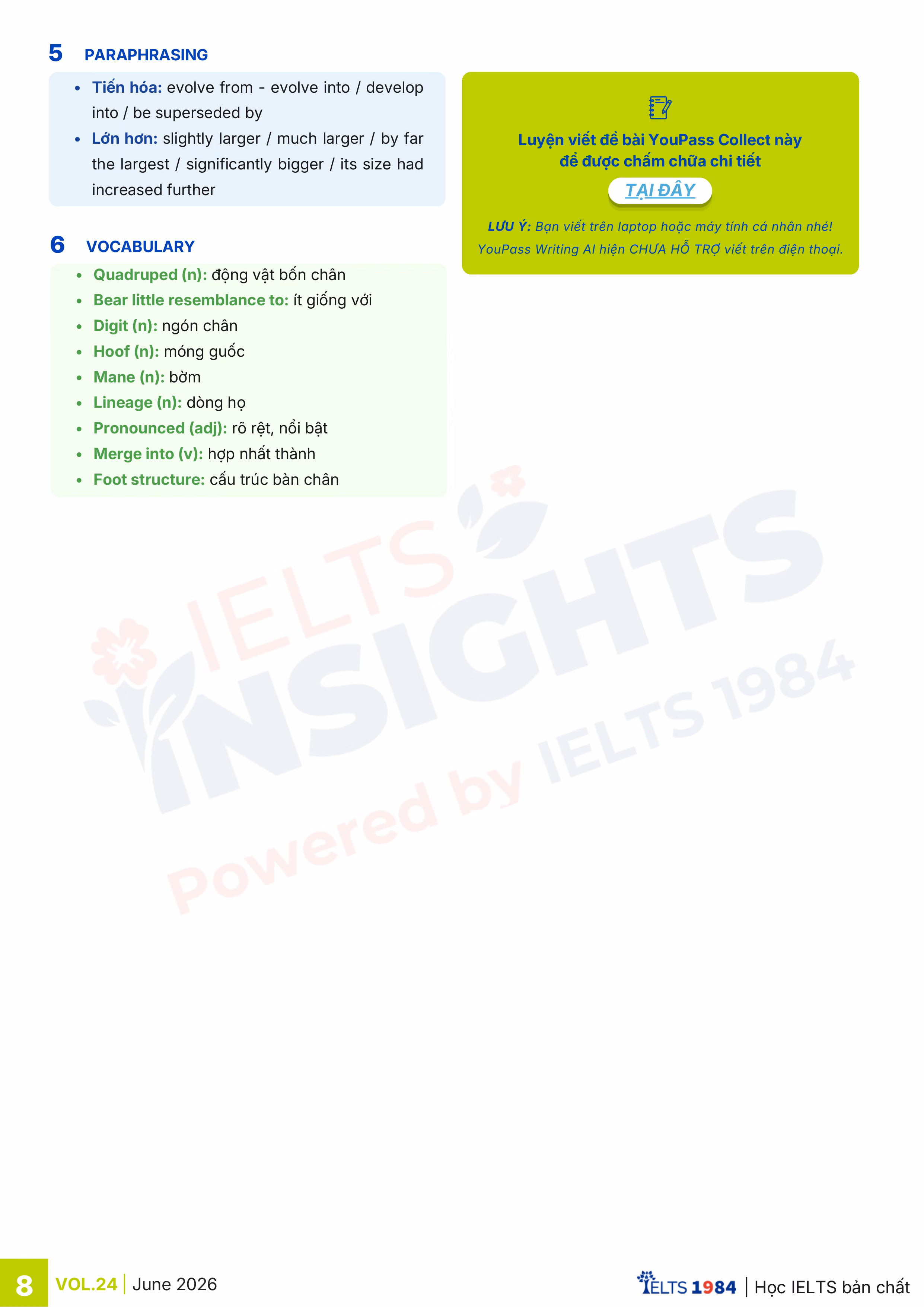 Trang đọc mẫu IELTS Insights Vol.24